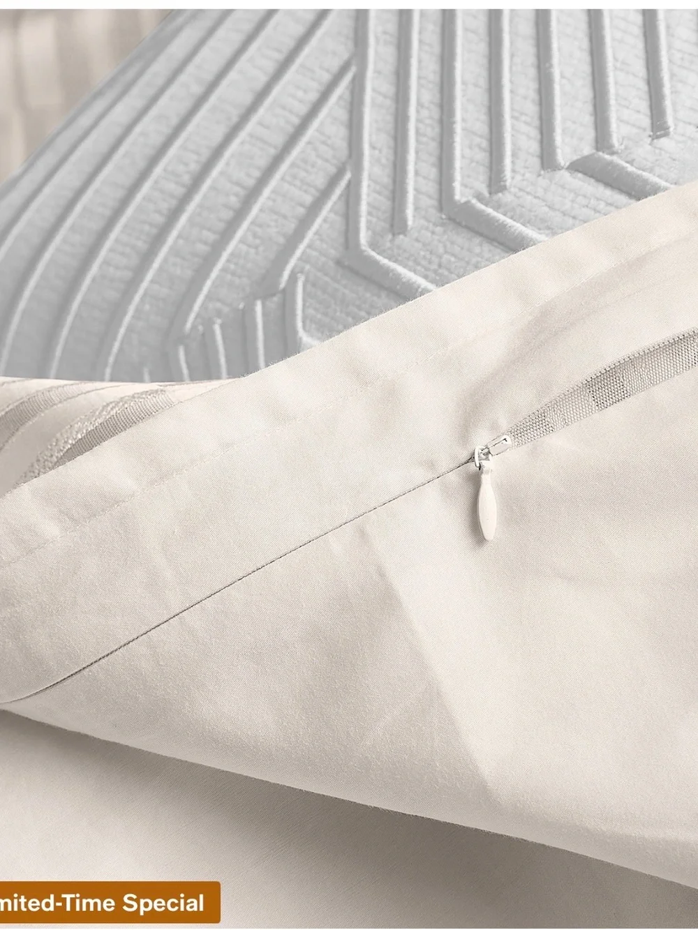 Hotel collection set duvet + 2 shams  Queen, unused without original packaging